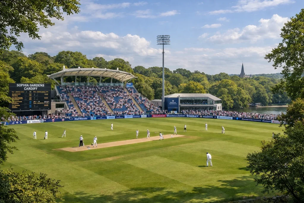 Sophia Gardens Cardiff cricket stadium,